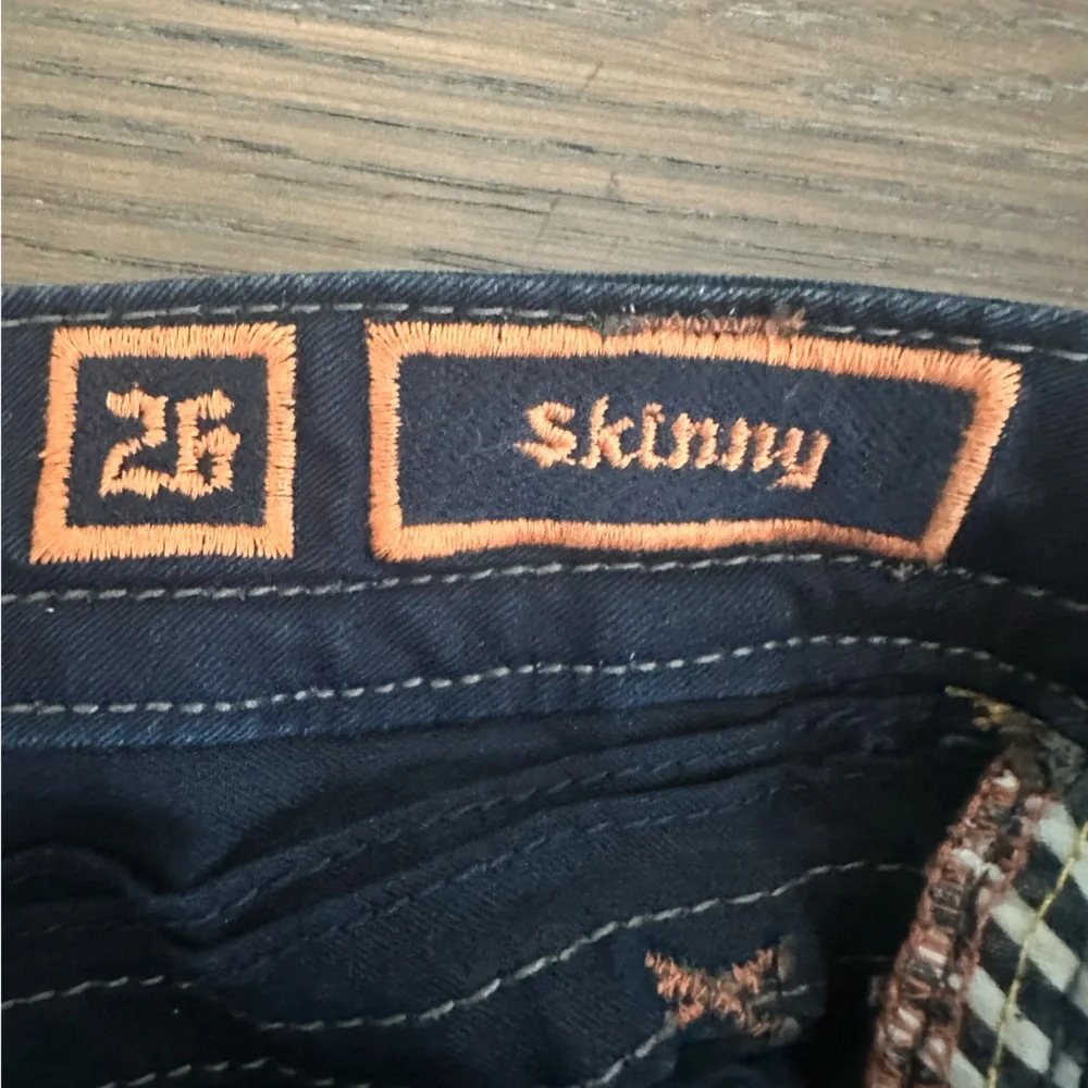 Rock‎ Revival Dark Blue Janeil Skinny Jeans Size 26 Great Condition